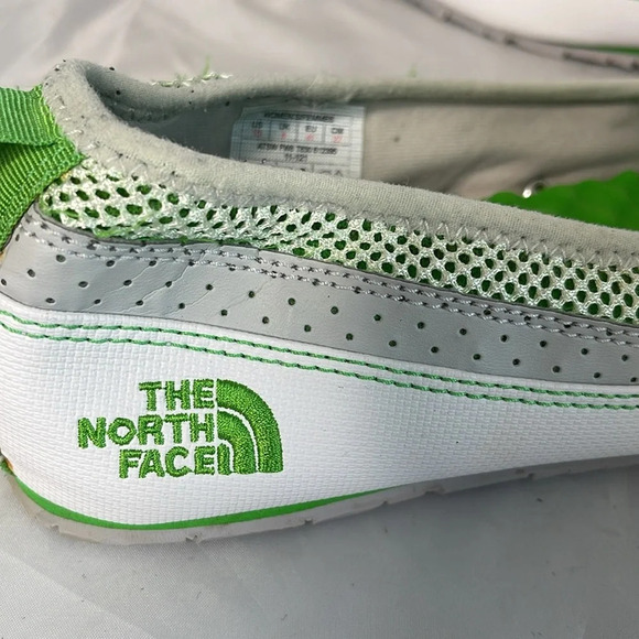 THE NORTH FACE Base Camp Ballet Flats Lime Green Grey White Mesh Perforated 10 - Picture 8 of 14